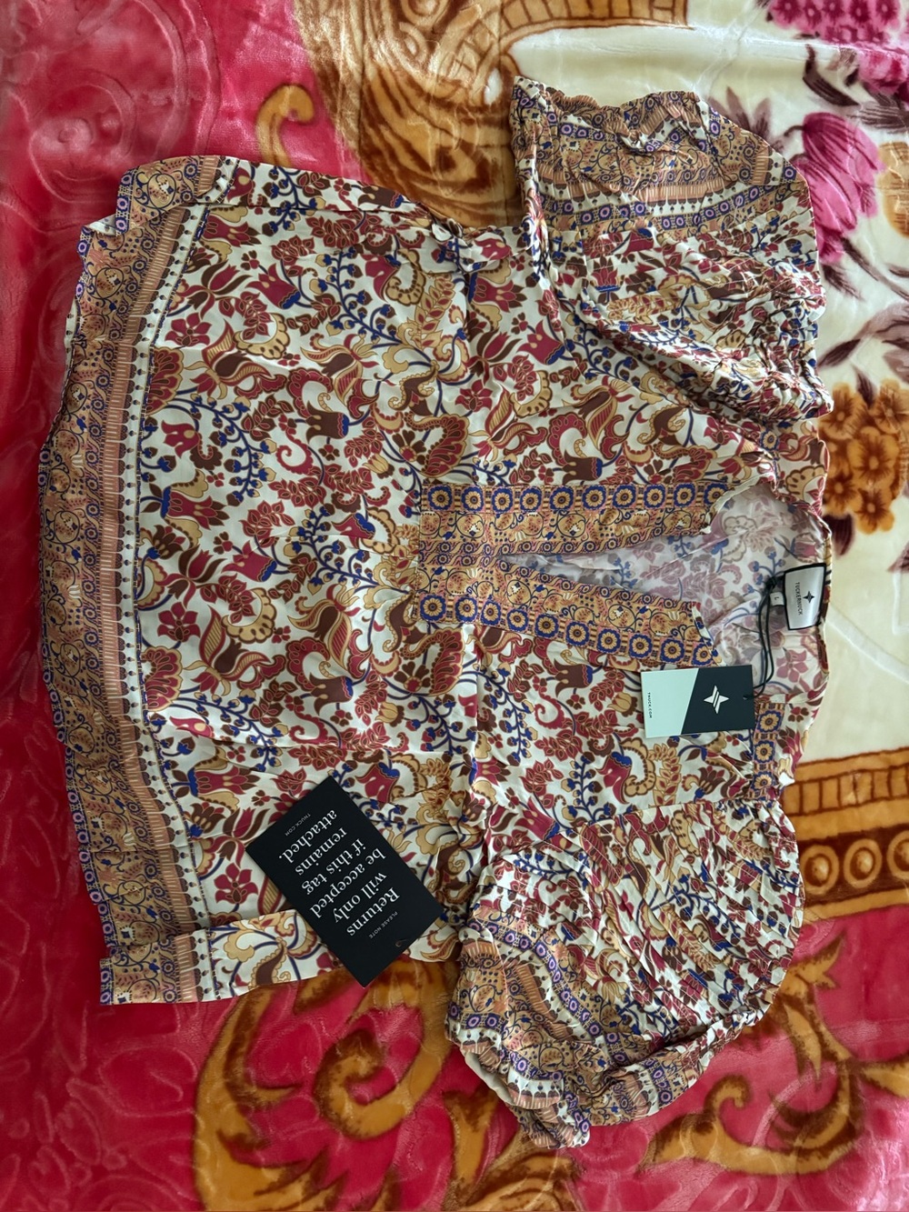 Sun-drenched Porta Dina Blouse- TUCKERNUCK BRANDNEW W/ TAGS - Picture 3 of 3